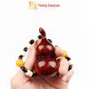 Rosewood Carved Pixiu Ornament: Gourd & Dragon Turtle Handicraft