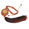 Buddha Car Pendant   Wear Resistant Yellow Car Rearview Mirror Pendant for Car Interior Bedroom Living Room Balcony