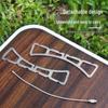 Stainless Steel Folding Multifunctional Steaming Rack - Kitchen & Camping Heat Insulation Support