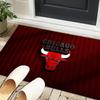 1PC rug Chicago-Bulls Logo Carpet, Chair Rug,Area Rug for Office Bedroom living rooms bedroom, Doormat decor Christmas fan gifts