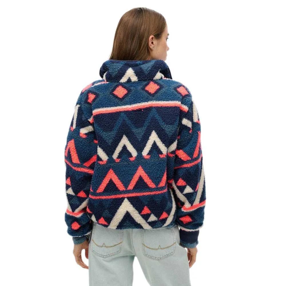 Superdry Sweater Super Soft Printed Henley