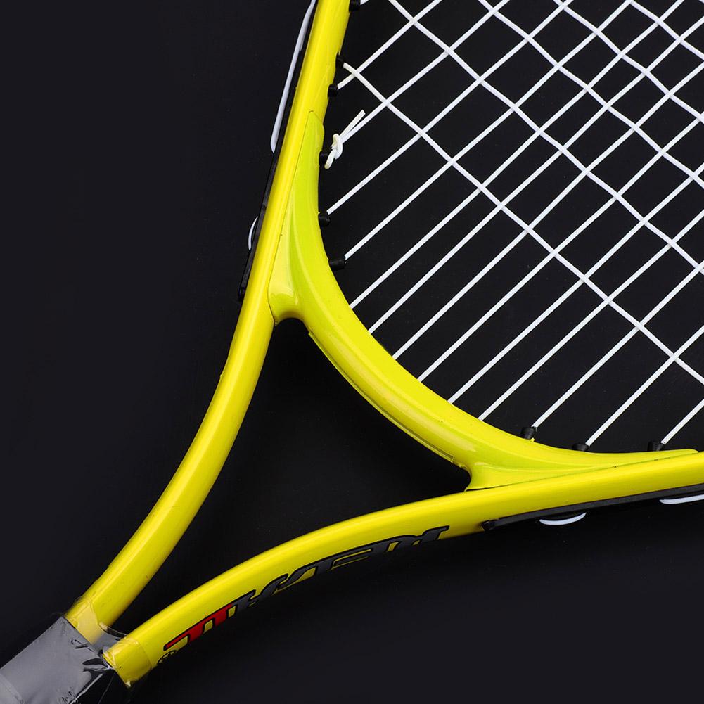 String Single Tennis Racket Racquet for Kids Training Practice( Red )