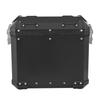 Valise latérale aluminium moto - Bagtecs GX38 - 38 L - Noir - Aluminium 2 mm