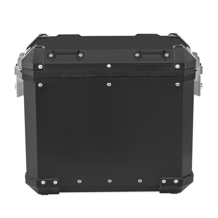 Valise latérale aluminium moto - Bagtecs GX38 - 38 L - Noir - Aluminium 2 mm
