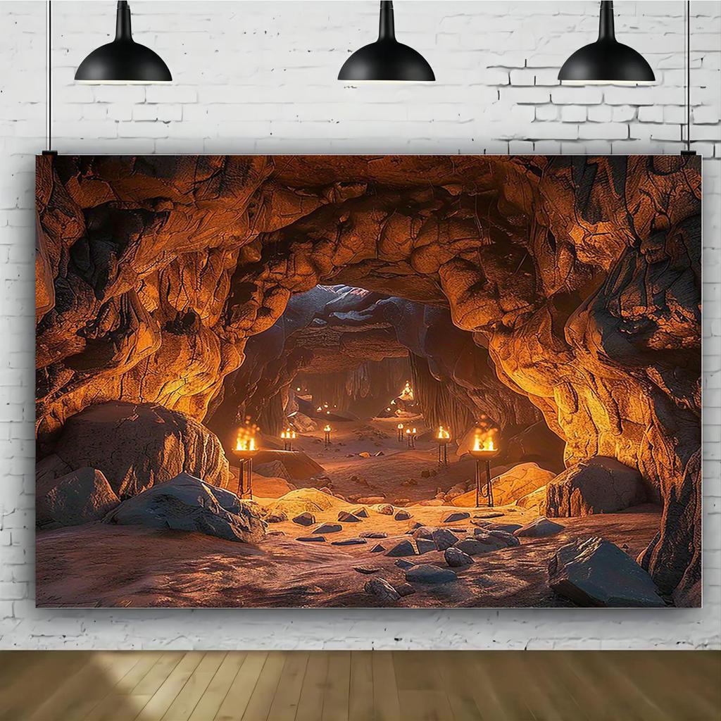1pc Mysterious Underground Temple Background Multi-purpose No Electricity Required.PMJ