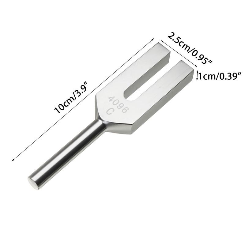 Crystal 4096HZ Medical Tuning Fork High-frequency Energy Aluminum Alloy Healing Sound Vibration Physical Therapy Healthy Tool