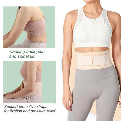 Durable And Safe 1Pc New Thin Back Brace For Lower Back Pain Lumbar Support Belt For Men And Women Waist Support For Lower Back Pain Relief