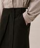 Awi Cotton Flap Skirt_Black