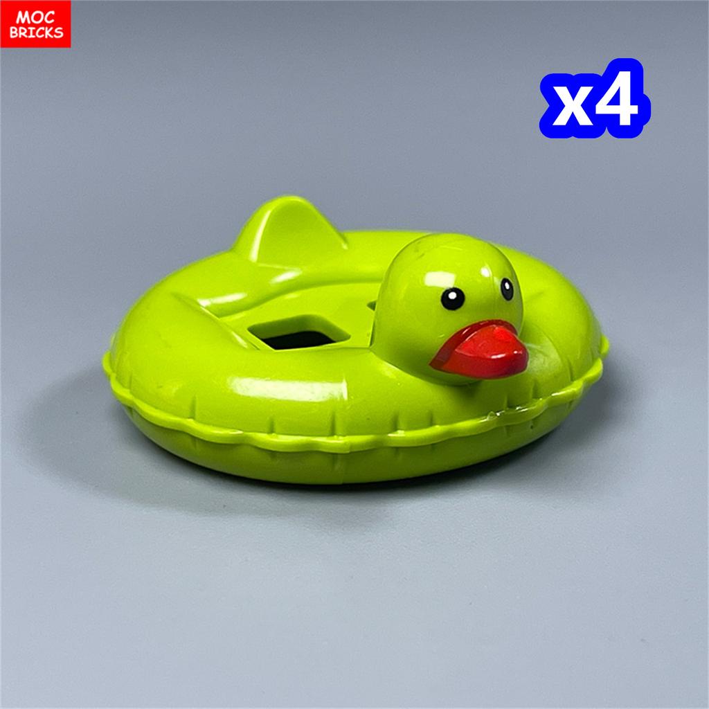 MOC Blocks Animal Duck Swan River Lake Farm Scene View Accessories DO IT YOURSELF Construction Bricks Playthings ideal for Kids Gifts