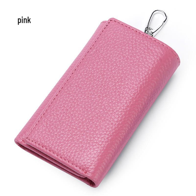 Premium Cowhide Leather Multi-functional Key Holder and Coin Wallet