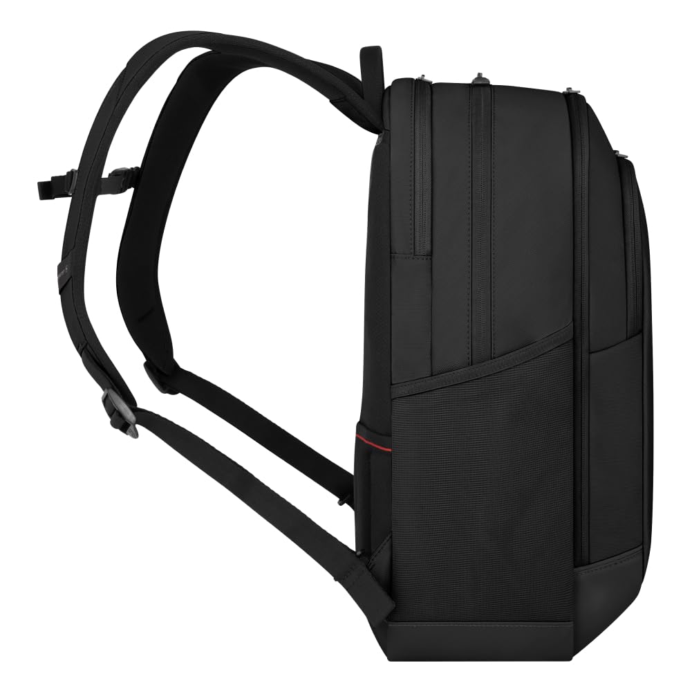 Victorinox Altmont Modern Deluxe 27L Features a Standalone Laptop Sleeve Sound Pocket for Antibacterial Multifunctional Design for Business and Black