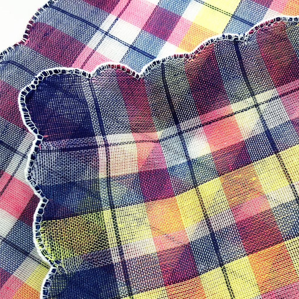 Purple & White Gingham Plaid Check Cotton POCKET SQUARE Purple & White Gingham Plaid Check Cotton POCKET SQUARE