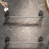 Stainless Steel Kitchen Bathroom Towel Rod Suction Cup Wall Mounted Storage She New Bath Holder