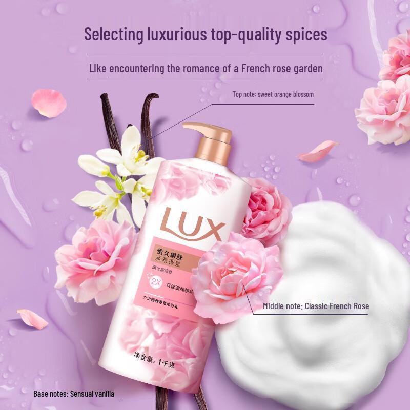 Lux Delicate Skin Fragrance Shower Milk