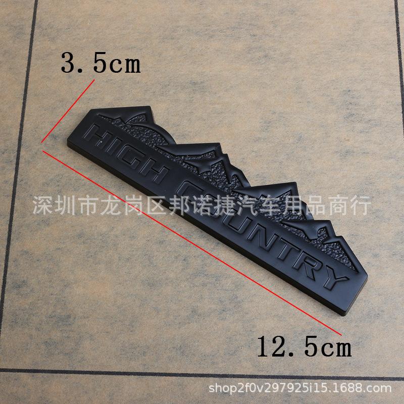 JEEP Off-Road 4X4 Snow Mountain Metal Body Car Tail Sticker