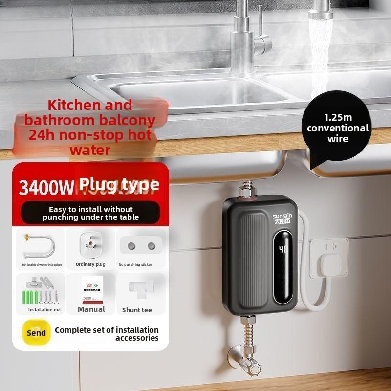 Instant Electric Water Heater Constant Temperature Frequency Conversion Fast Water Heating Bathroom Treasure Quick Hot Bath