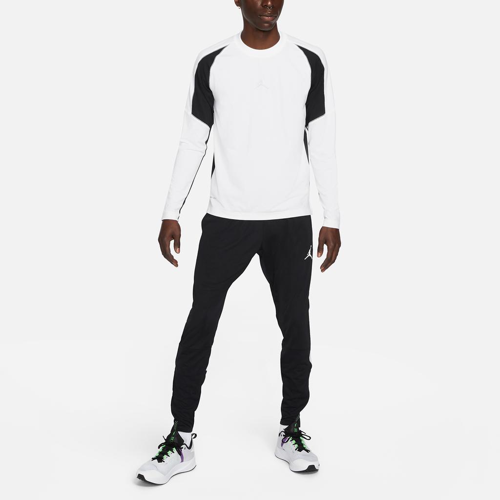 Jordan Dri-FIT Casual Quick-Drying Spliced Long Knit Sports Pants Men Bottoms Black CZ4791-010