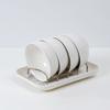 Mini Dish Drying Rack (White) for Dishwasher Sink Organization