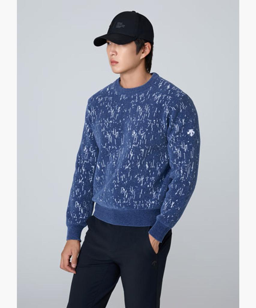DESCENTE GOLF Men'S Chenille Round Windproof Sweater (Dq42Mfkpo5)