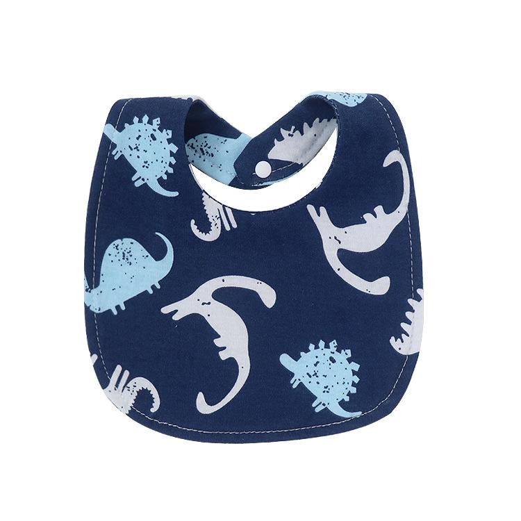 Newborn Baby Bibs Pure Cotton Double Layer Drool Bibs High Absorbency Burp Cloths For Infants Toddlers Soft Skin Friendly
