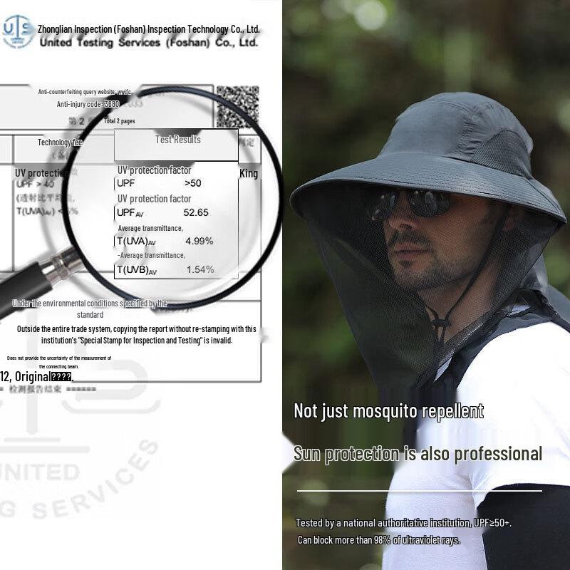 Outdoor Anti-Mosquito Fishing Hat