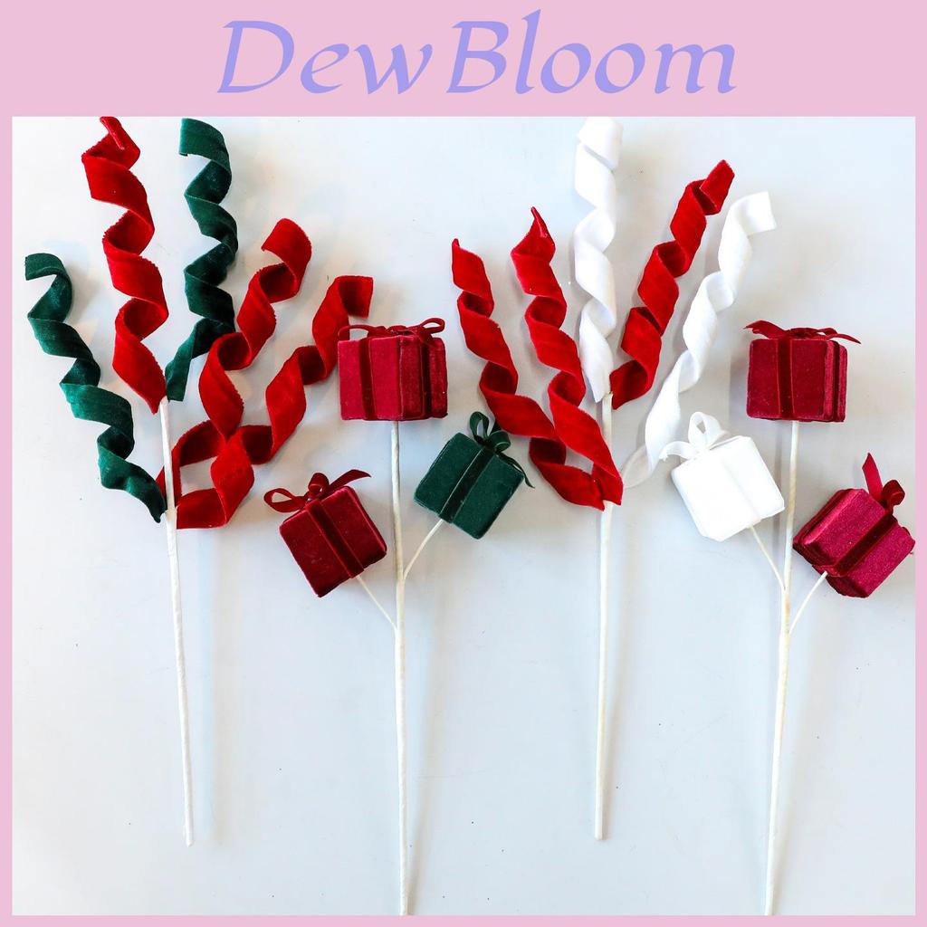 Christmas Plush Garland With Red Green For Holiday Decor And Gift Wrapping