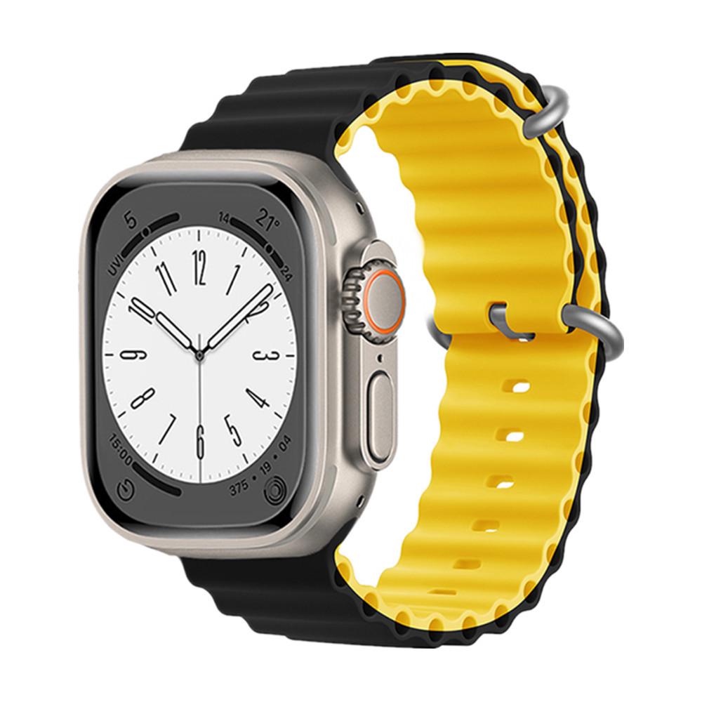 Apple Watch 11 Ultra Silikonarmband mit Doppelschnalle