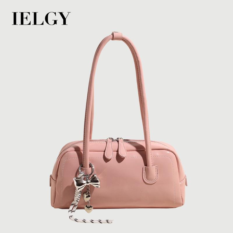 IELGY Ladies Tote Bag Large Capacity All-Match Simple Retro Shoulder Armpit Bag Commuter