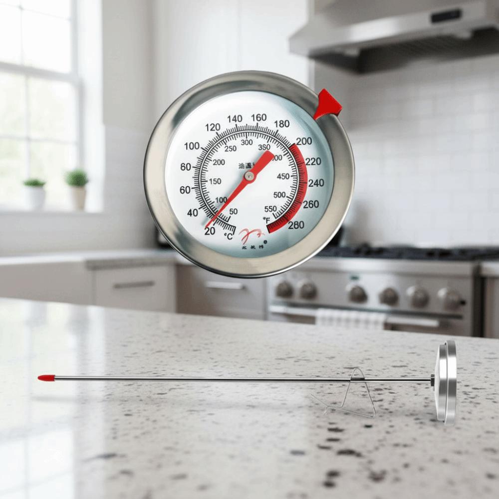 Large Dial Kitchen Probe Thermomete 0~300℃ BBQ Thermometer Tester Kitchen Cooking