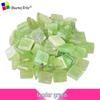 260 Stück 1 cm Transparente Eisjade Mosaik Glasperlen für DIY Kerzenhalter Basteln