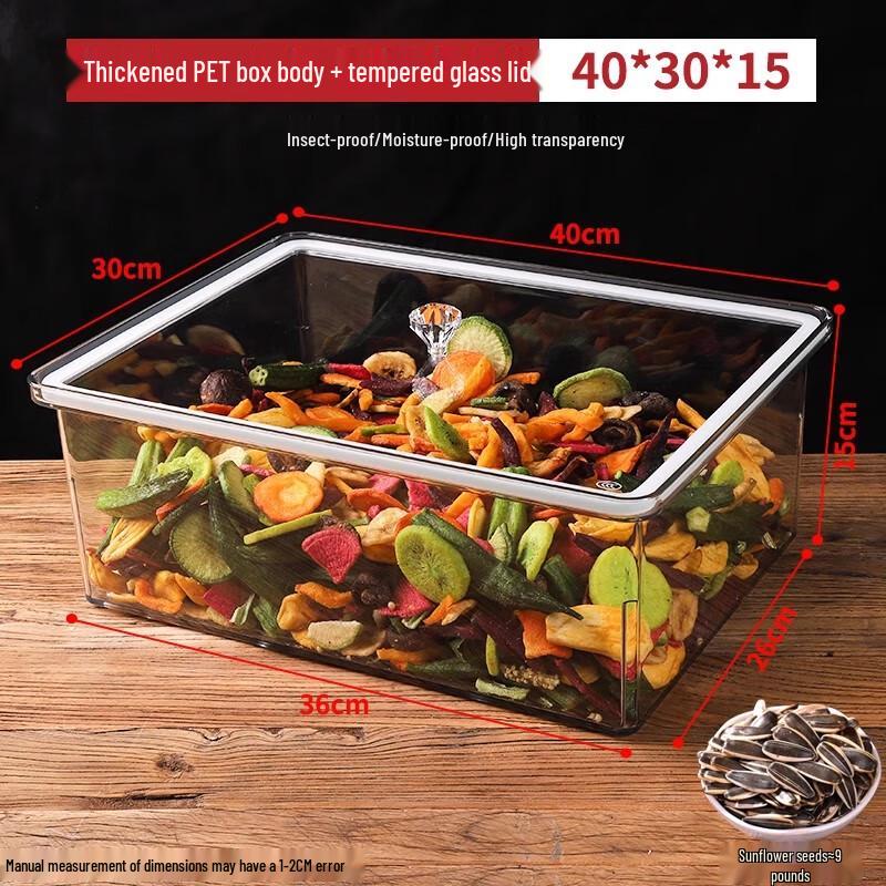 Miao Jia Yi Großer Kunststoff-Lebensmittelaufbewahrungsbehälter