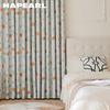 1PC NAPEARL 70-80% Perdele cu imprimare florală de primăvară, cu blocare a luminii, pentru dormitor, sufragerie, decor acasă