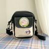 Giappone cartoni animati fumetti Demon Slayer borsa a tracolla casual portamonete color-block custodia per telefono 7566