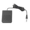 Universal Sustain Pedal Electric Keyboard Momentary Footswitch Stepper Synthesizer 6.35mm Black