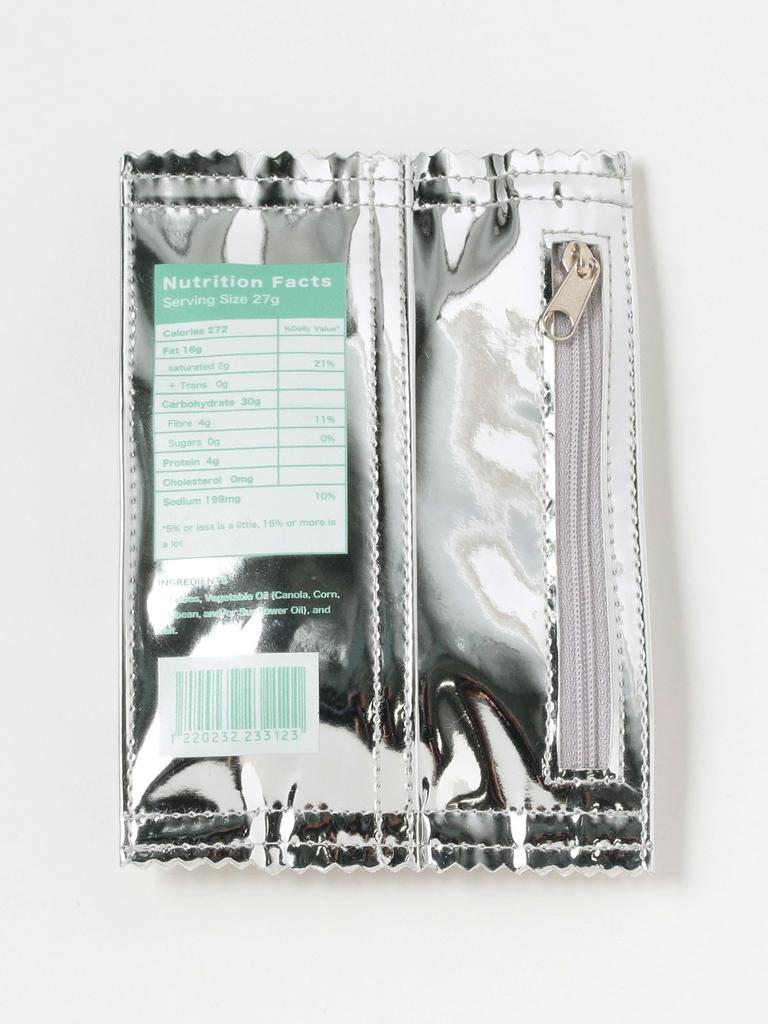 Ray Accommode x Ray BEAMS Exclusive Potato Chip One Size BEAMS/Pouch Pouch, Women's, Silver,