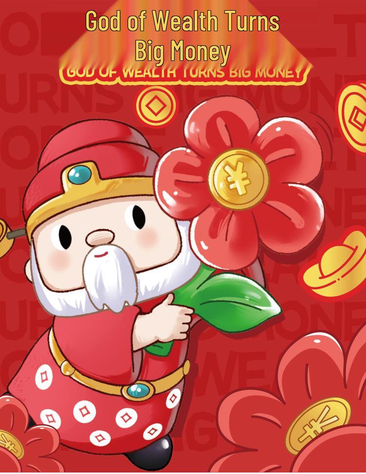 God of Wealth Blind Box: Creative Resin Desktop Ornament in Multiple Styles