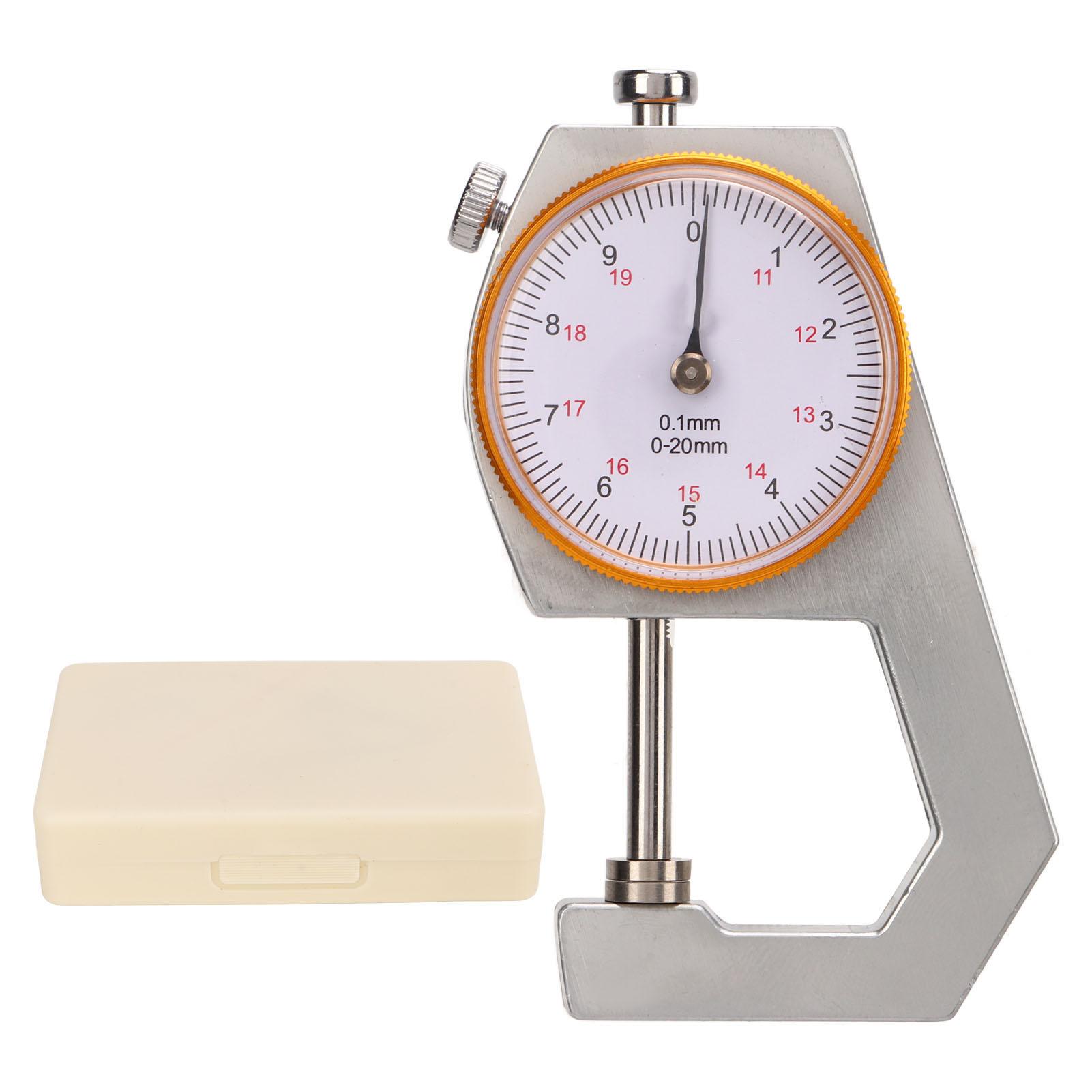 

Thickness Gauge Micrometer Meter 020mm 0.1mm Resolution Measuring Tool for Paper Film
