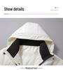 2025 Men's Winter White Duck Down Hooded Jacket - Thick, Windproof, Waterproof, Warm Outdoor Coat
