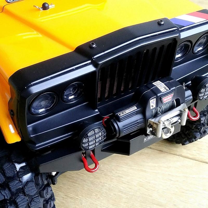 Metal Automatic Winch With 3CH Control Line For 1/10 RC Crawler Car Axial SCX10 TRAXXAS TRX4 Upgrade Parts Accessories