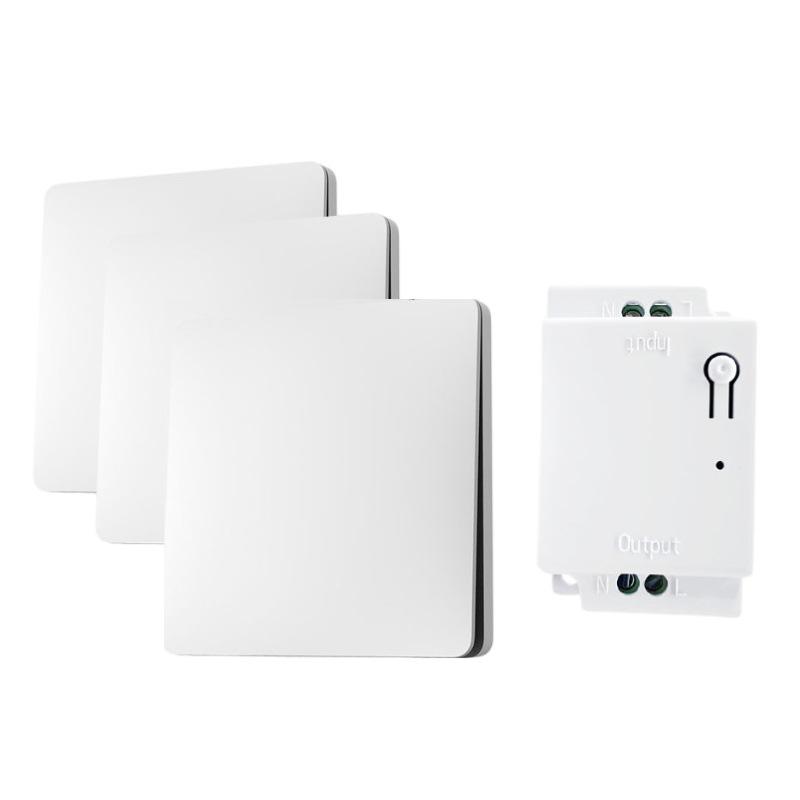 Self-Powered Wireless Switch: Stick-On Multi-Control Remote for 86-Type Panels, No Wiring Needed
