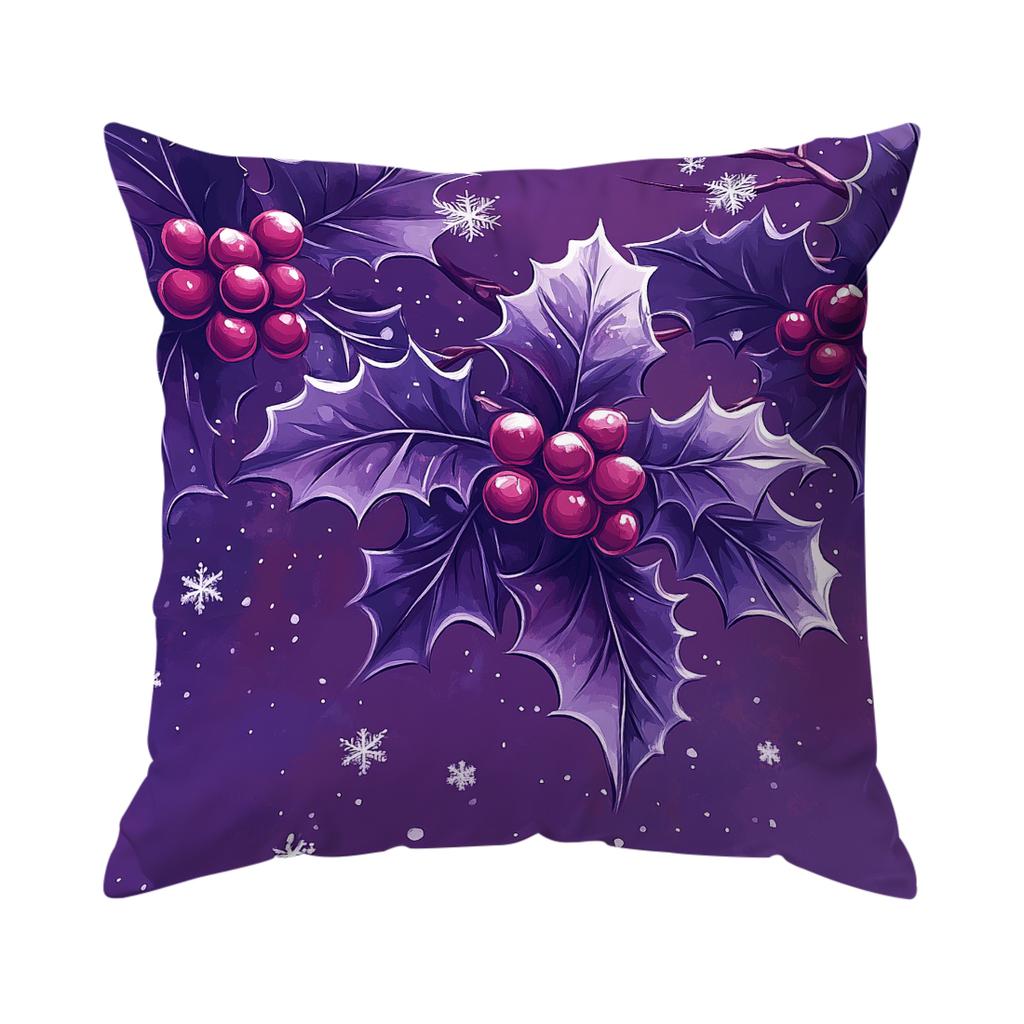 Home Decor Christmas-themed Pillows with Snowy Patterns Pattern Cushion Cover Suitable for Sofa Bedroom Car Pillow Cover