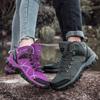 35-46 Couple Large Outdoor Mountaineering Shoes Casual Hiking Shoes with Velvet Warm High Top Cotton Shoes Snow Boots