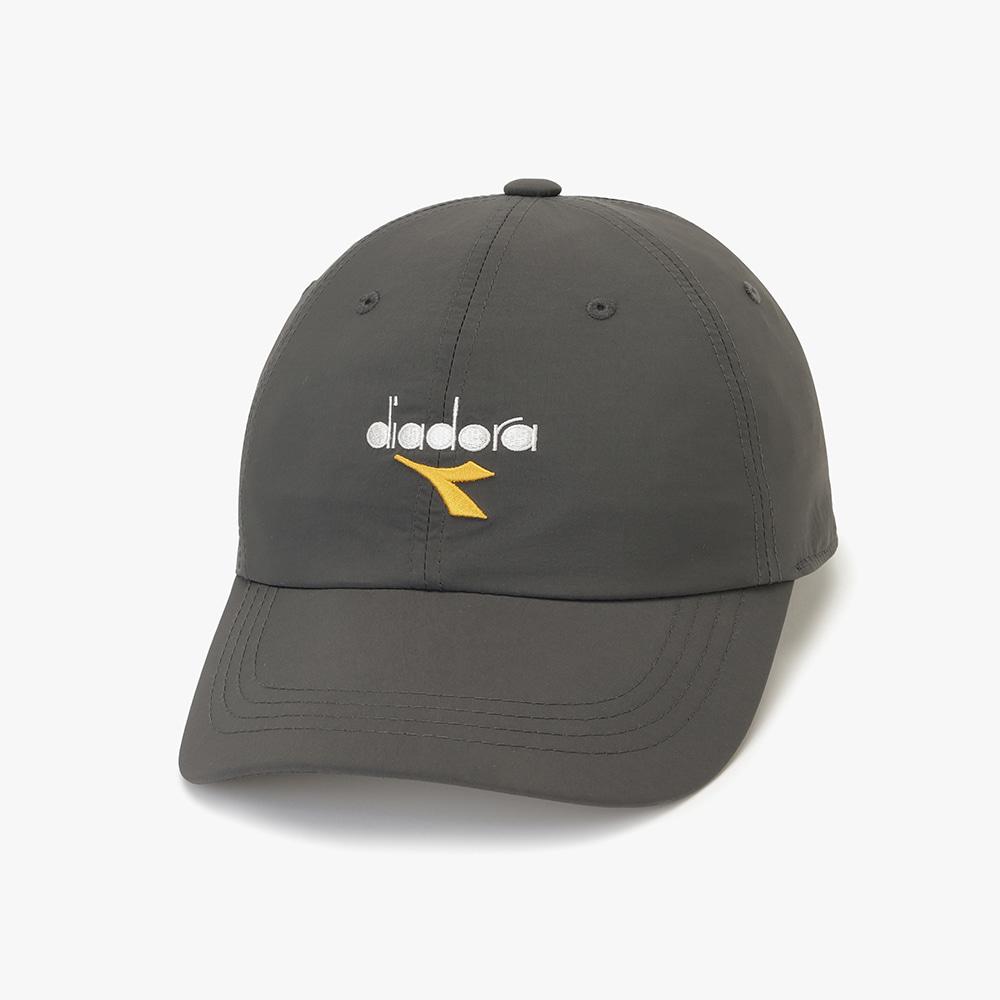 diadora Basic Woven Ball Cap Charcoal Grey