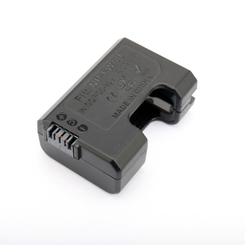 Replacement Battery Pack for FW50 Dummy Battery Pack Coupler Adapter 9V/12V/15V/20V for ILCE-7S ILCE-7R ILCE-7M2