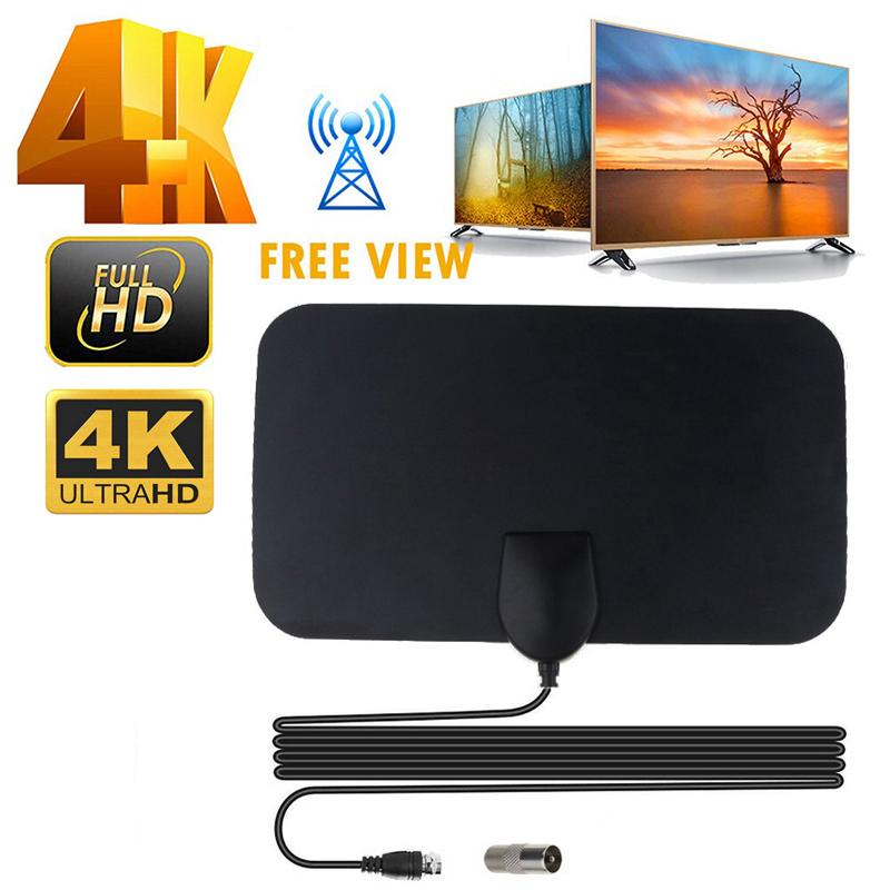 4K TV Antenna Booster For Global Digital TV 1080P DVB-T2 HD Booster For RV Outdoor Car Antenna Indoor Smart TV Signal Receiver