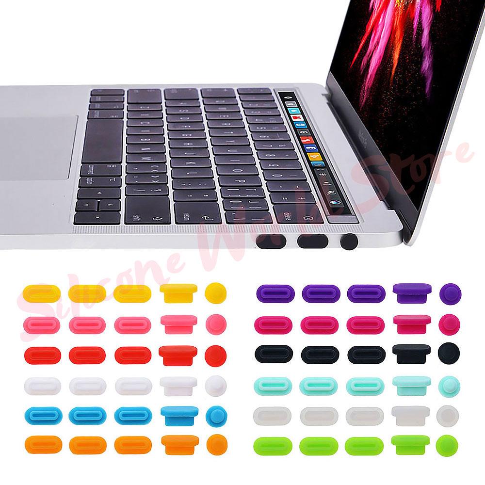 Silicone World 5PCS/Set Silicon Silicone Dust Plug for Macbook Pro13 Pro15 2018 Bar A1989 A1990 USB Ports Anti-Dust Plug