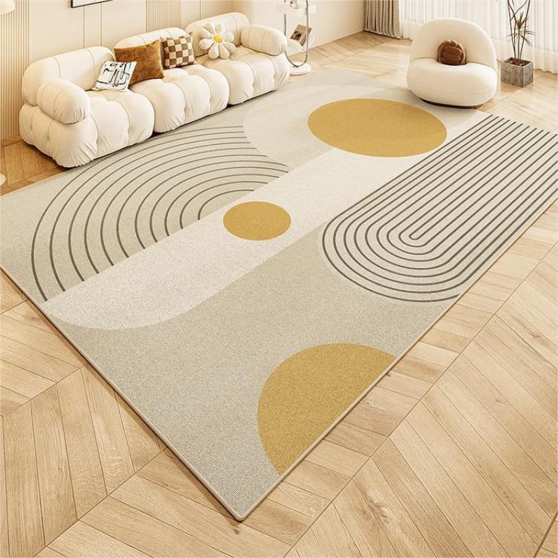 Modern Minimalist Abstract Print Area Rug Living Room Non-Slip Washable Floor Mat Bedroom Bedside Carpet