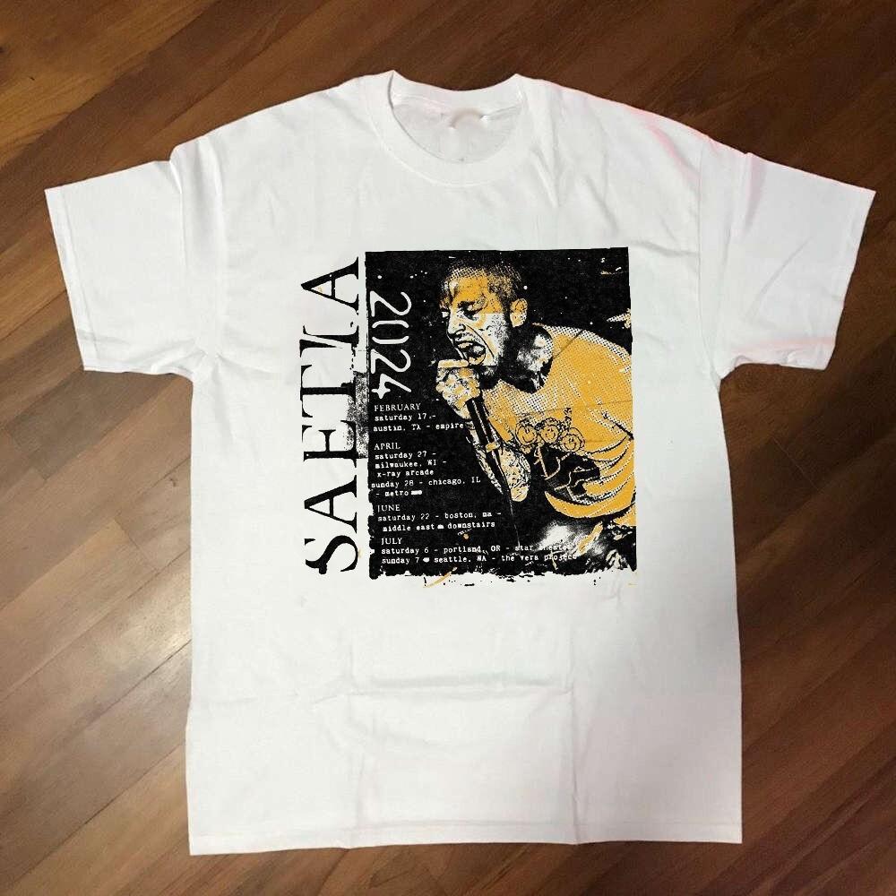 SAETIA Band Hardcore screamo band  Full Size S-5XL BL411 Unisex T-Shirt XXL