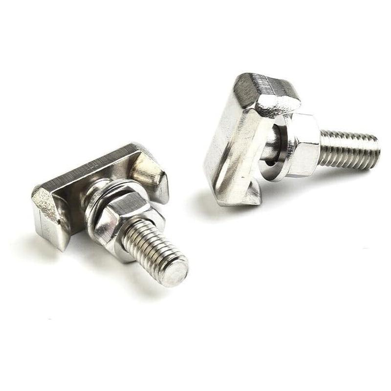 2pcs Car Battery Terminal T-Bolts Stainless Steel 19116852 Replacement For Chevrolet
