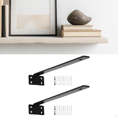 Staffe Decorative in Metallo per Mensole Supporto a Parete Robusto Invisibile Facile
